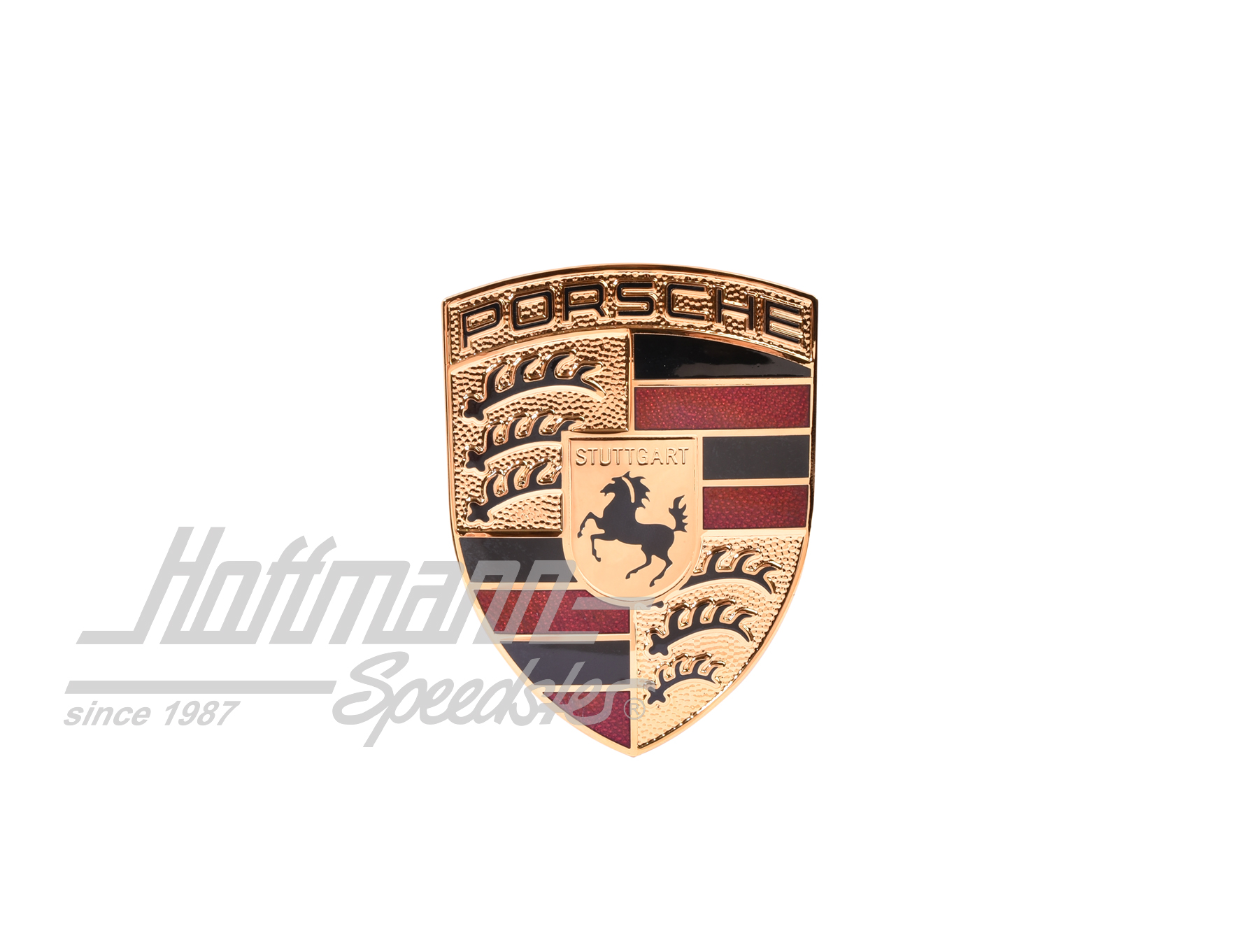 Fronthaubenlogo, 911, 66-94, rot, NOS | 901 559 210 20 | 580-0900