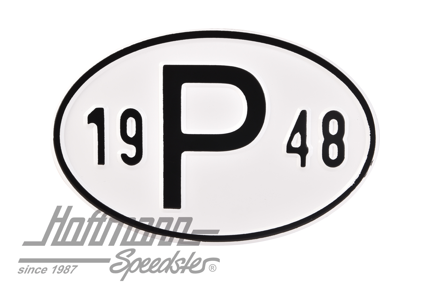 Nationalitätsschild "P", "1948", Alu |  | 020-2405-48