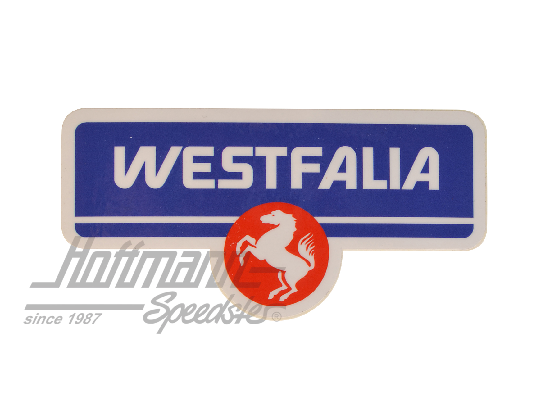Aufkleber "Westfalia", blau/rot |  | 021-0199-99