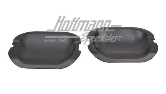 Türgriffschalen, Alu schwarz, Golf 3, 2-türig | 50031 | 200-6651