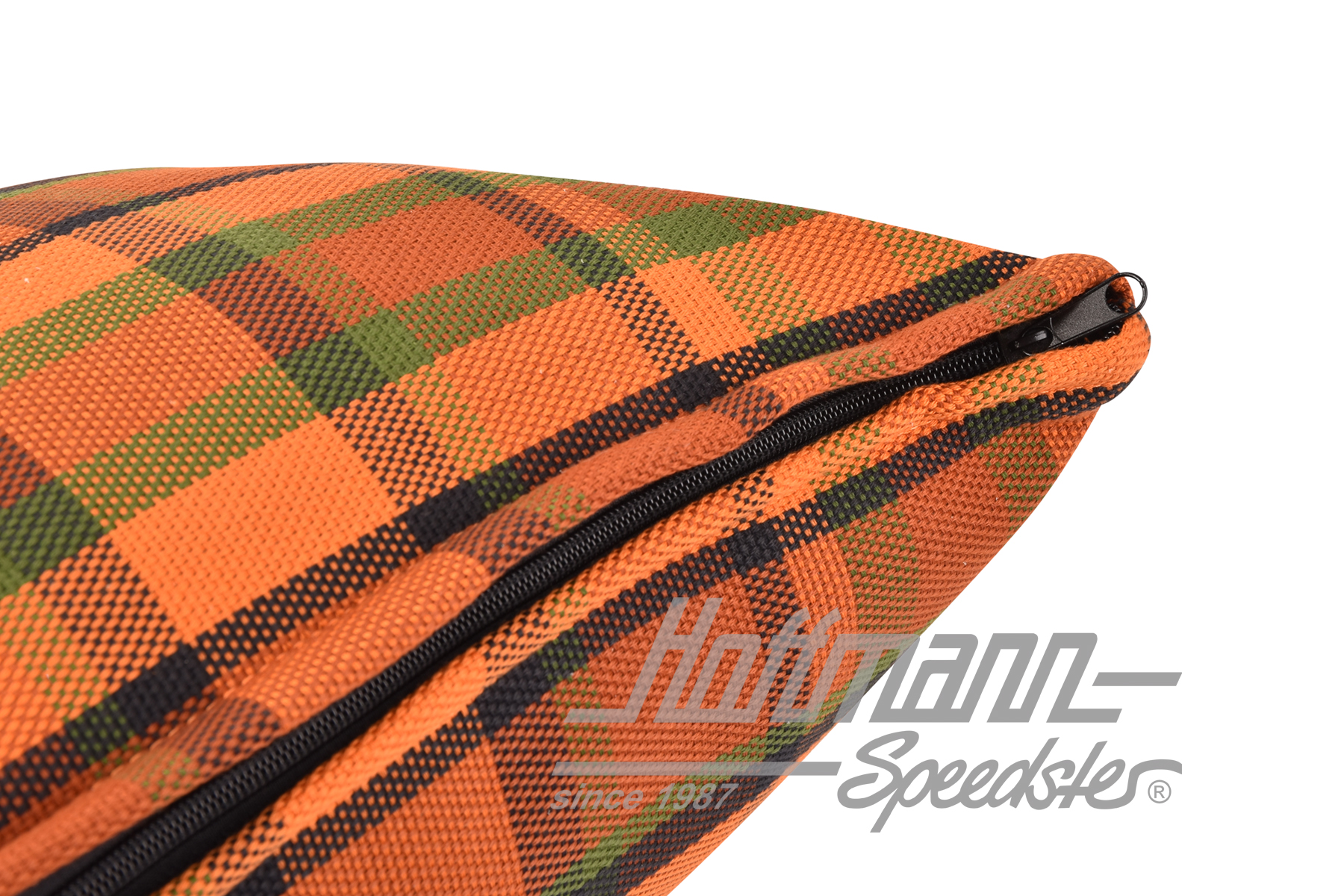 Kissen, Westfalia, rot/orange, 39x39cm