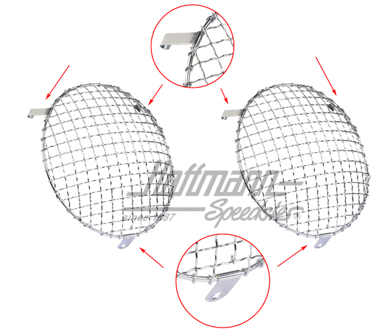 Steinschlaggitter, Porsche 911, 65-67 | HG 001 911 A | 580-1920