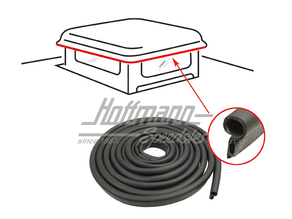 Dichtung, kleines Dach, 67-73 | 231 817 704 | 090-6078-08