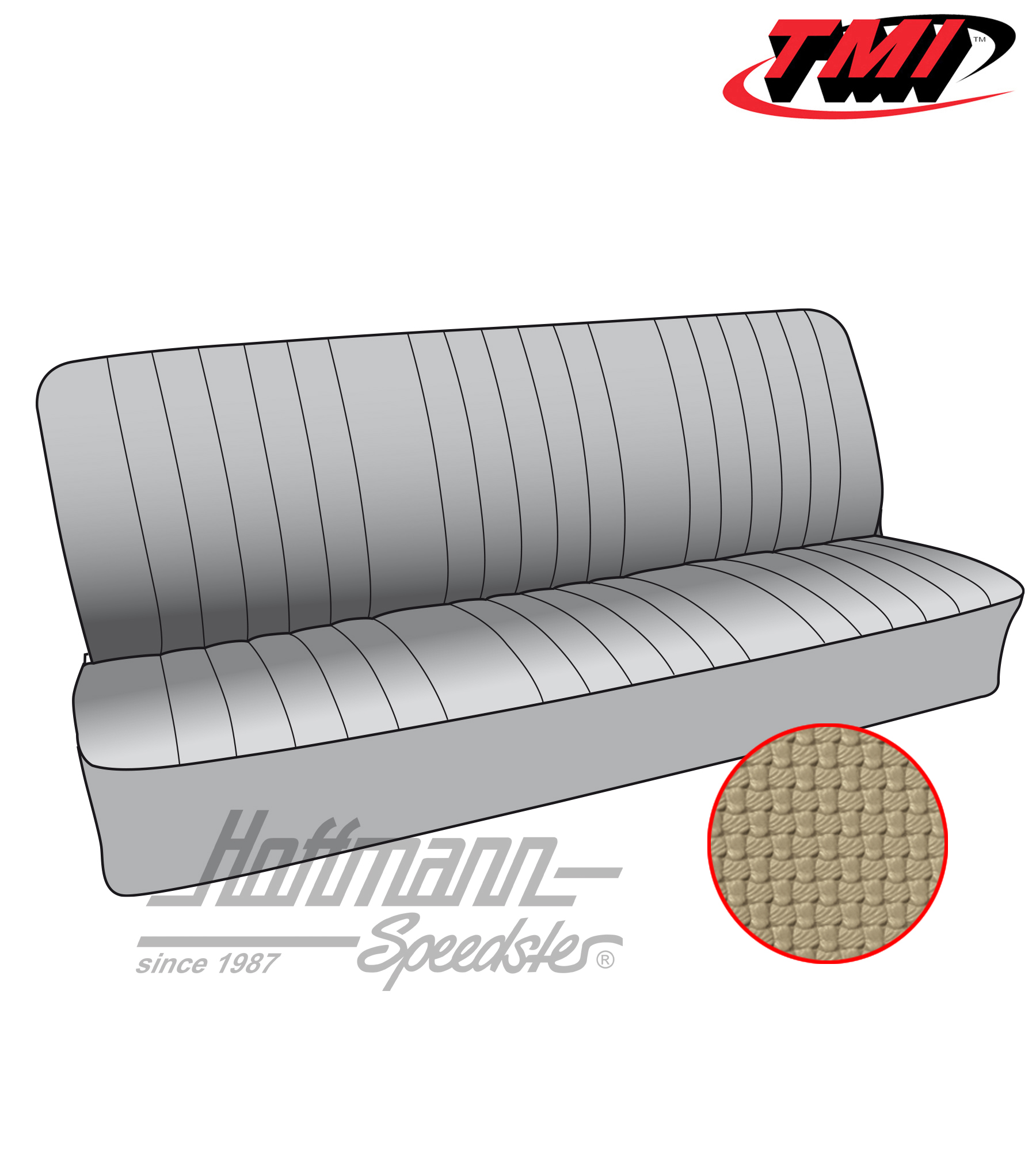Sitzbezüge, Rückbank, 50-67, beige | 43-2121-04 | 098-0670-30
