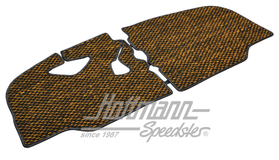 Fußmatte, Kokos, 67-72, gelb/schwarz | ZVW 2BUS CYL | 098-0040-36