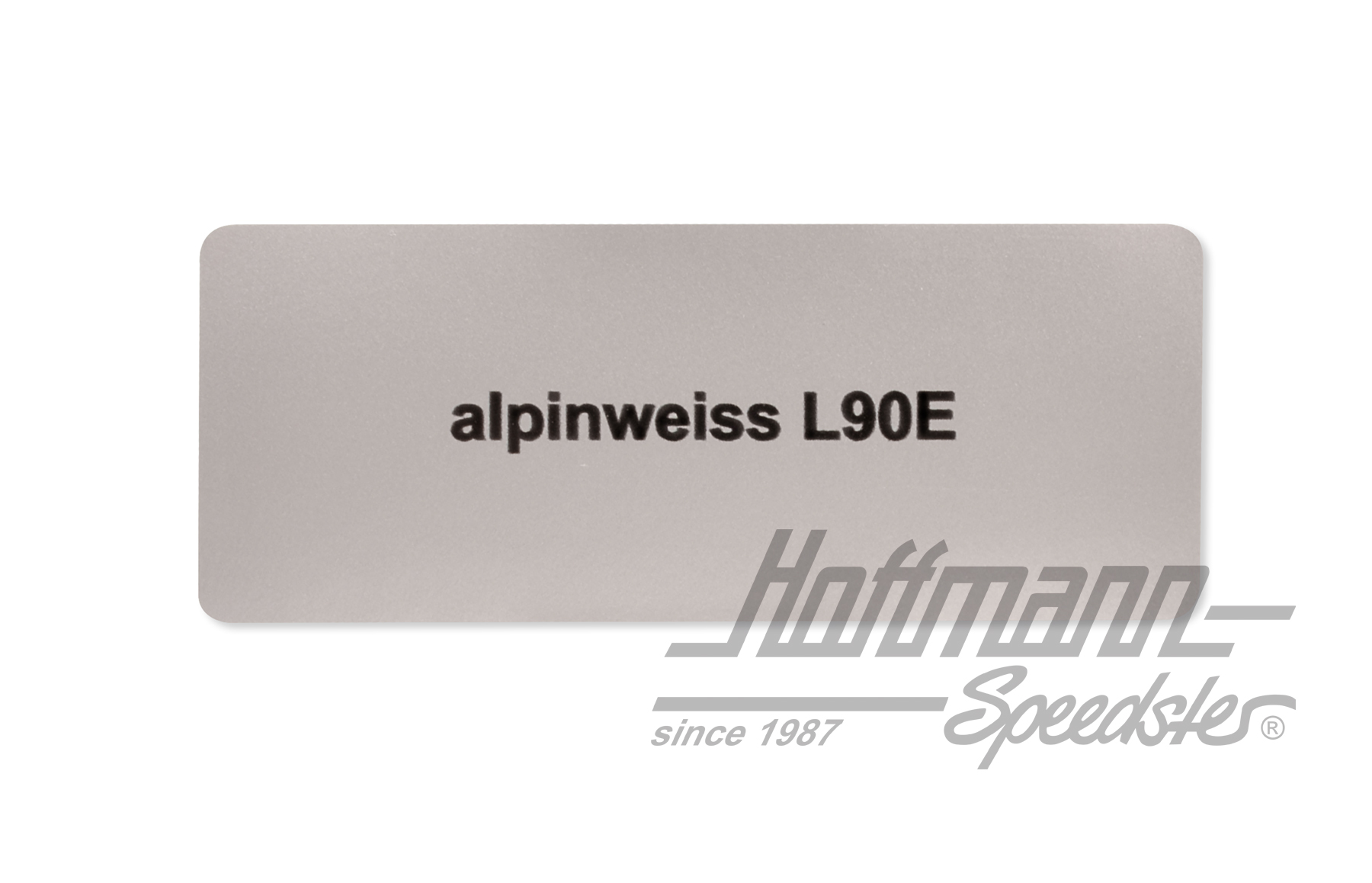Aufkleber, Farbnummer L90E, alpinweiss | L90E | 021-0180-22
