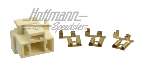 Scheinwerferstecker, 3-polig, ohne Kabel | 161 941 165 A | 020-4430-32