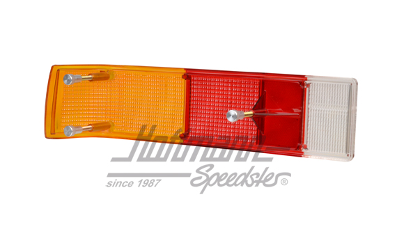 Rückleuchtenglas, 914, gelb/rot/weiß,re.