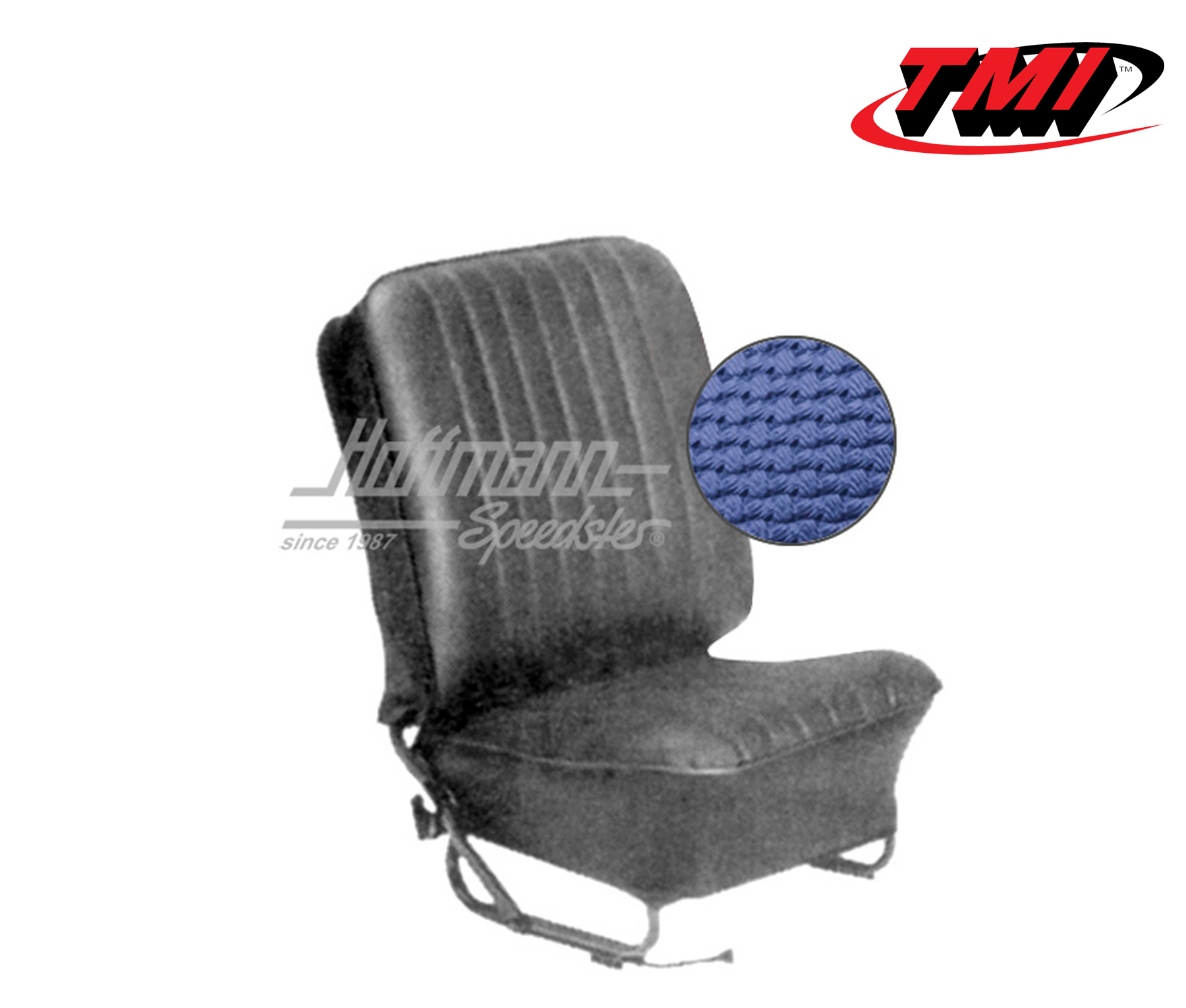Sitzbezüge, Limousine, 57-64, Korbmuster, blau | 43-1123-08 | 055-5620