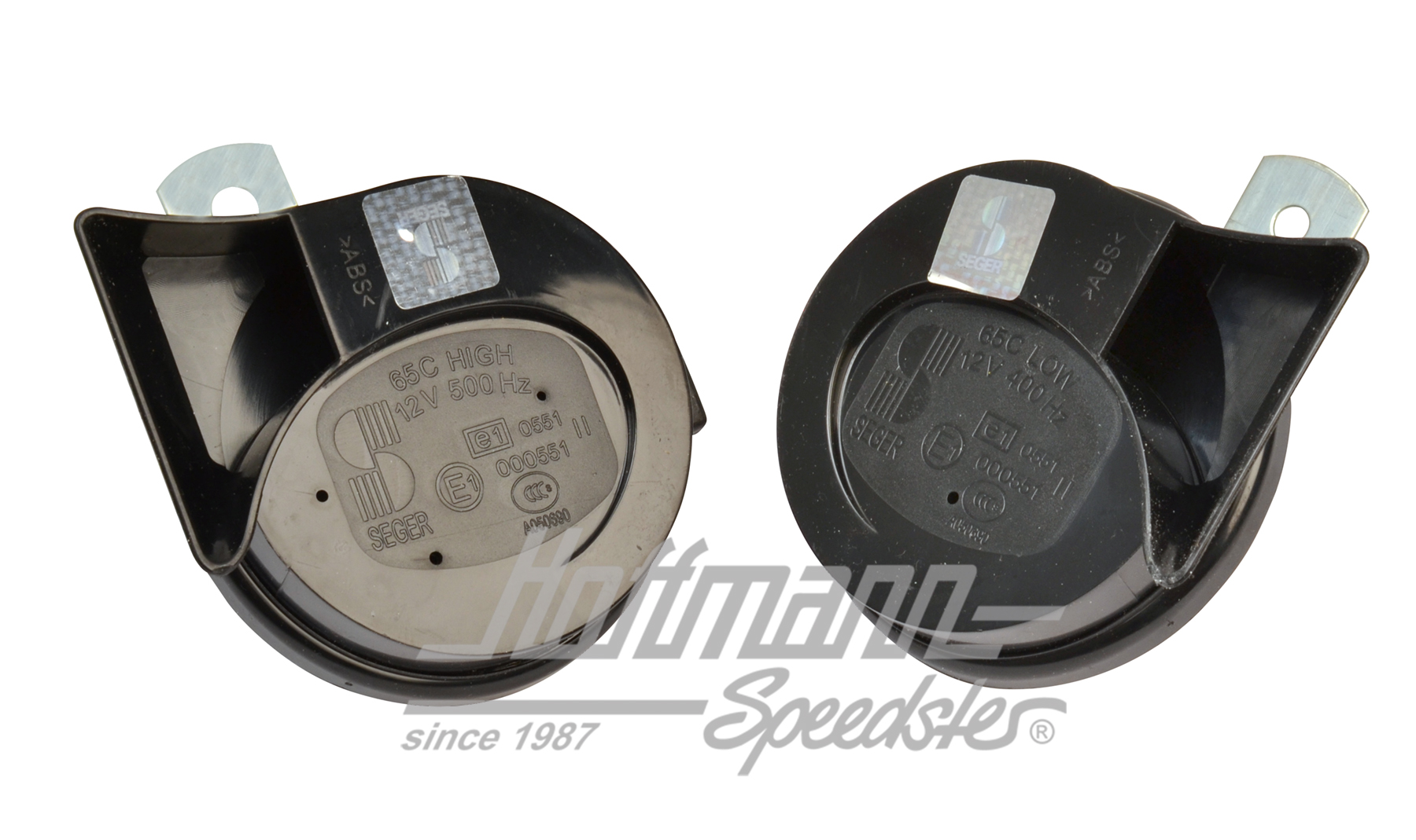 Elektro-Fanfaren, schwarz, (rund) | 65CO1200NEU | 200-8056