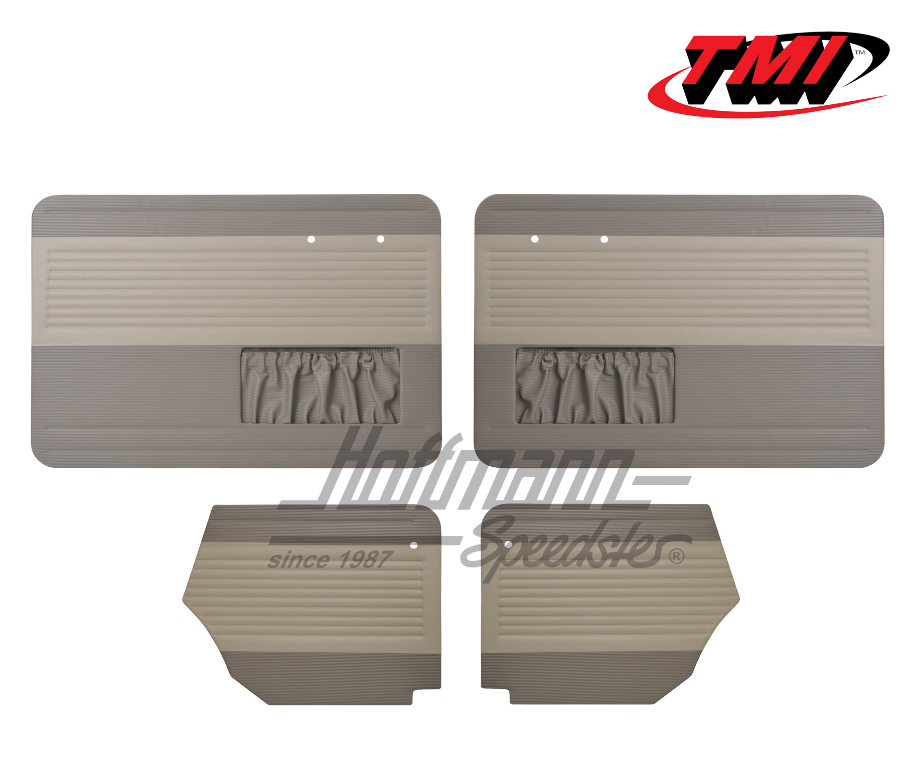 Tür- und Seitenverkleidungen, Cabrio, 64-66, altweiß/grau | 19-1328-16-15 | 055-7564-03