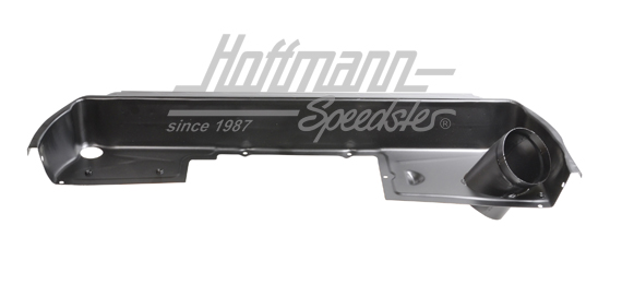 Motorblech, 964, hinten, schwarz, Mitte