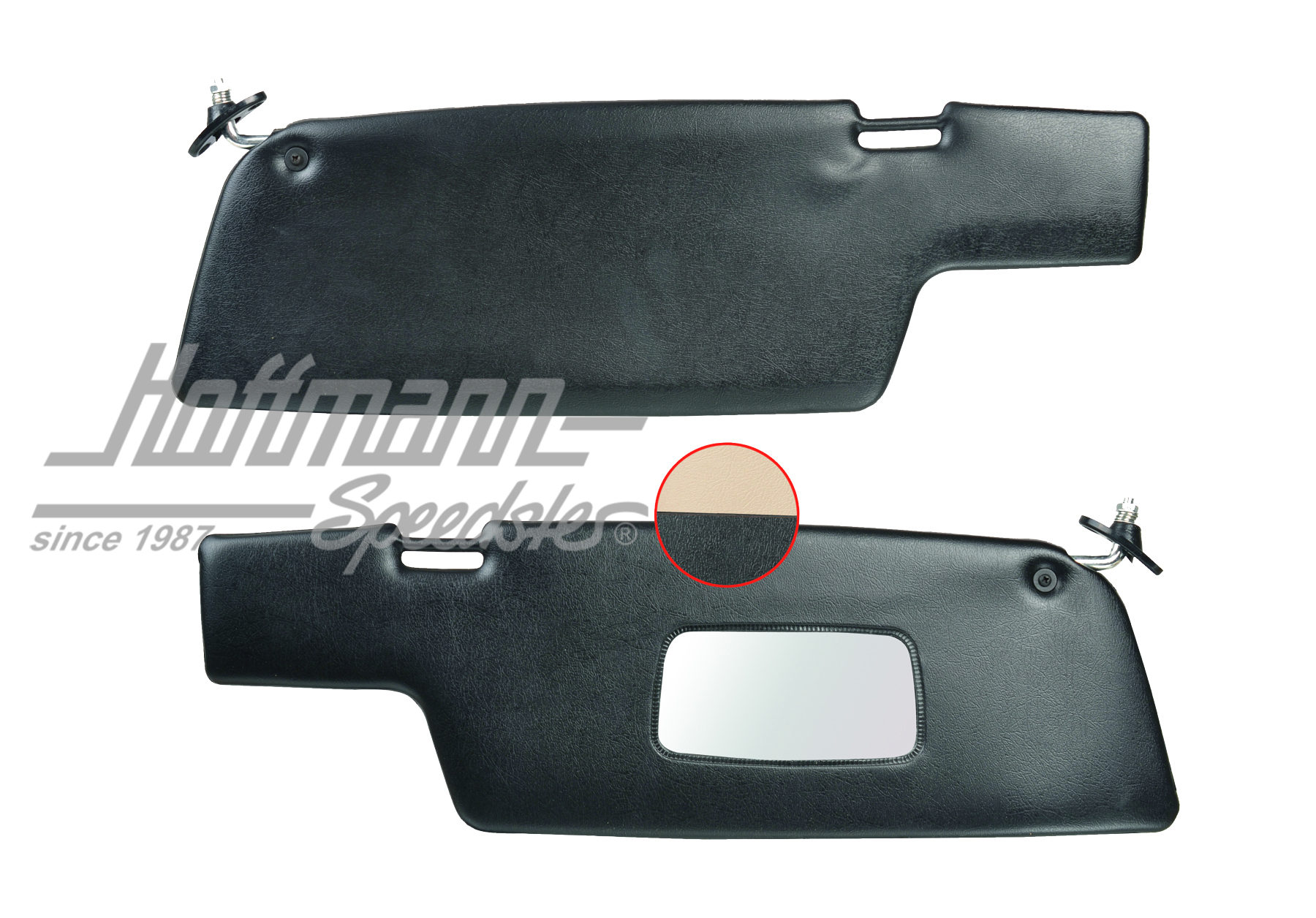 Sonnenblenden, 69-77, creme/schwarz | 911 731 031 02 | 580-0204-10