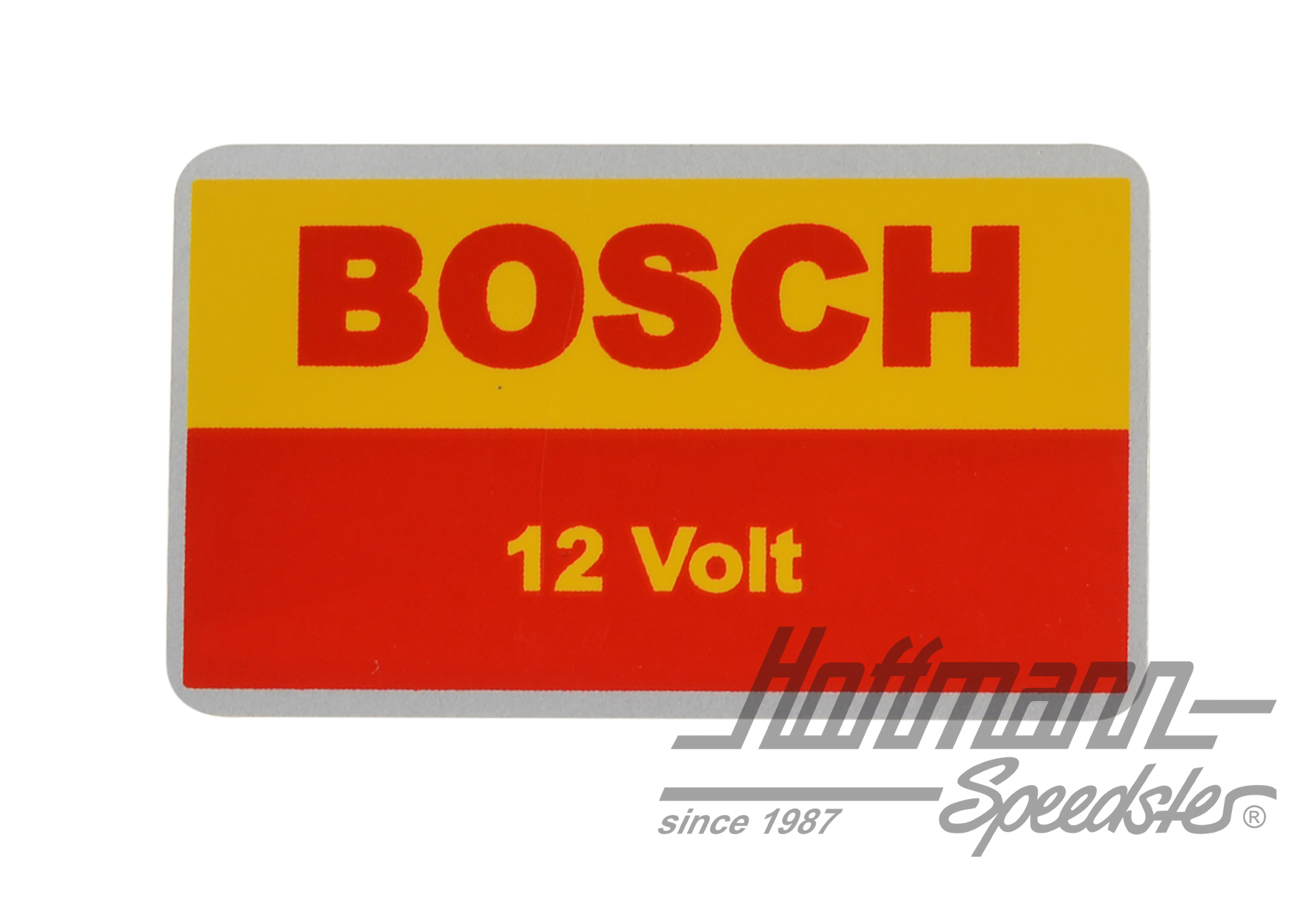 Aufkleber "12 Volt", Zündspule, gelb/rot | AC853980 | 021-0194-24