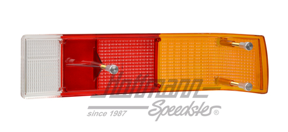 Rückleuchtenglas, 914, gelb/rot/weiß,li.