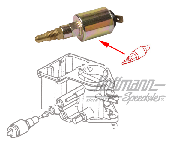 Leerlaufdüse, elektr., G55/12V, -1.6, 8.60- | 058 129 413 D | 020-1348