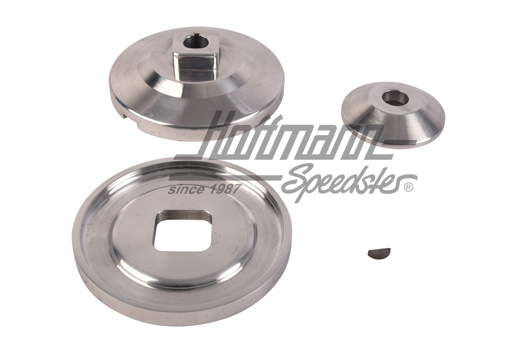 Generatorscheibe, 12V, Billet, Chrom