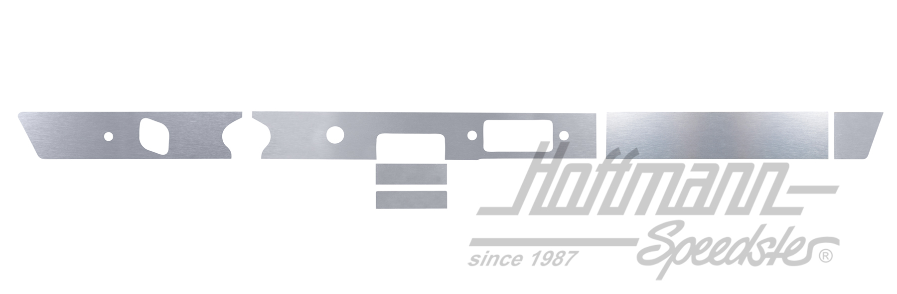 Blende, Armaturenbrett, 65-68, ALU | 901 552 041 20 | 580-0010