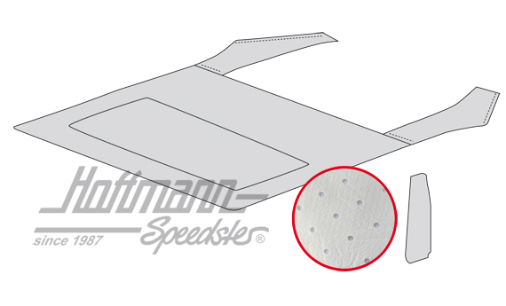 Himmel, 911, mit SSD, perforiert, weiß