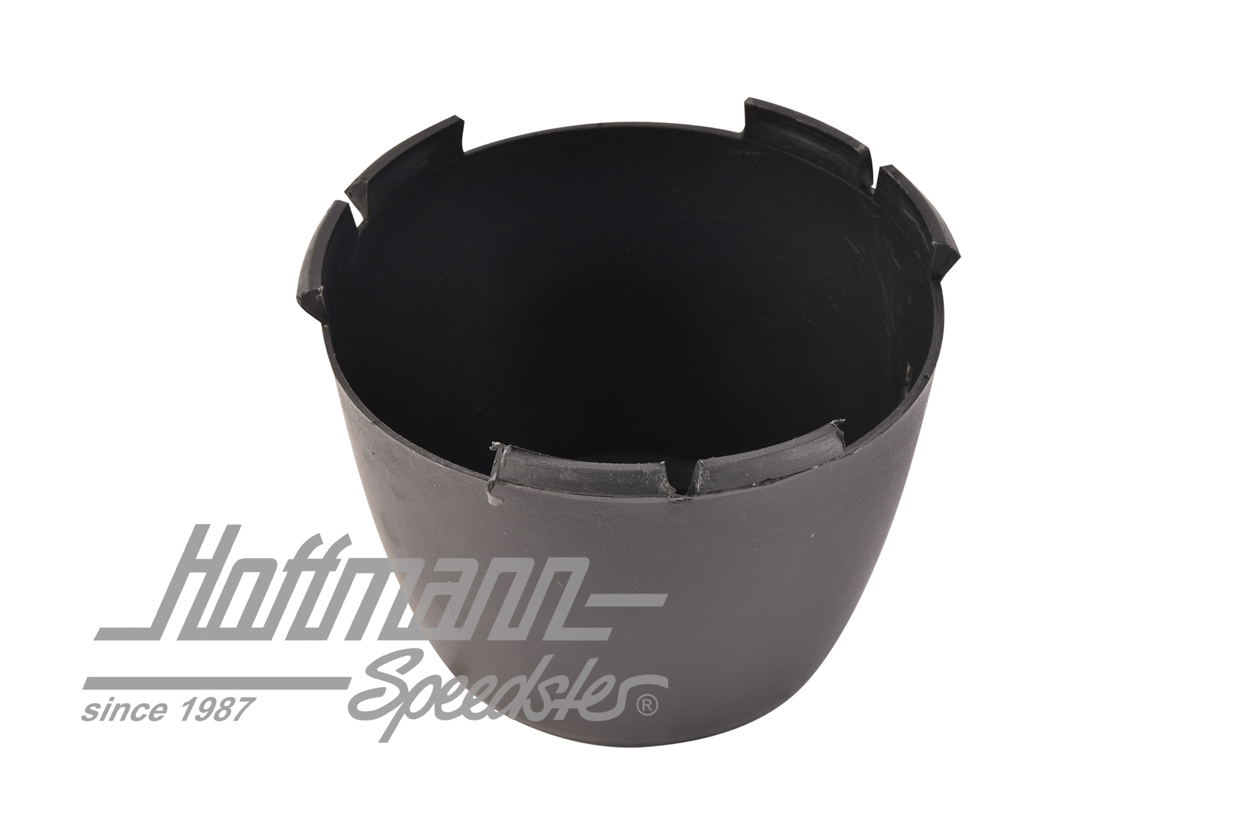 Nabenkappe, hoch, schwarz