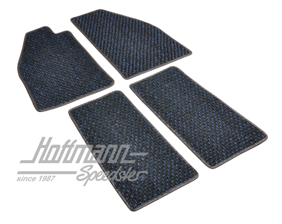 Fußmatten, Kokos, -57, blau/schwarz | ZVW 2BL | 020-5381-05