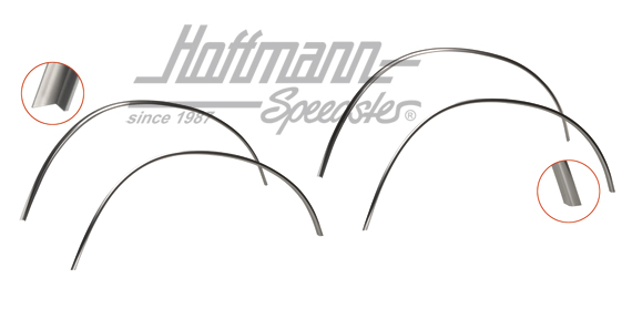 Zierleistensatz, Radausschnitt,911,65-73 | 901 559 125 51 | 510-9990