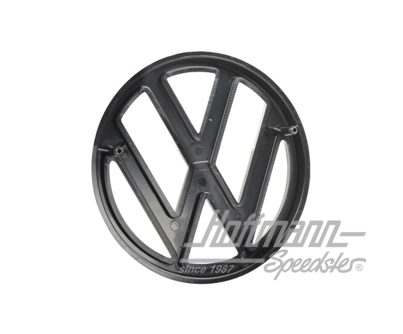 Emblem, vorne, schwarz, Golf/Bus T3, 74-