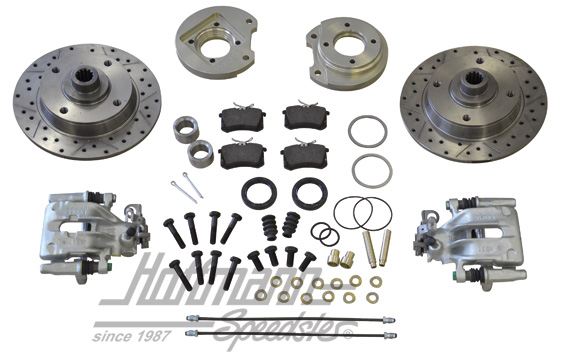 Scheibenbremse Hinterachse, gelocht, 4-Loch/ LK 130, Pendelachse | BA KER 33 HP | 020-3918-03