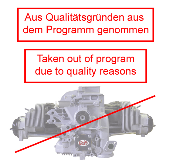 Rumpfmotor, 2000 ccm, Typ 4 SCAT | 2000 LB-T4 | 092-0002
