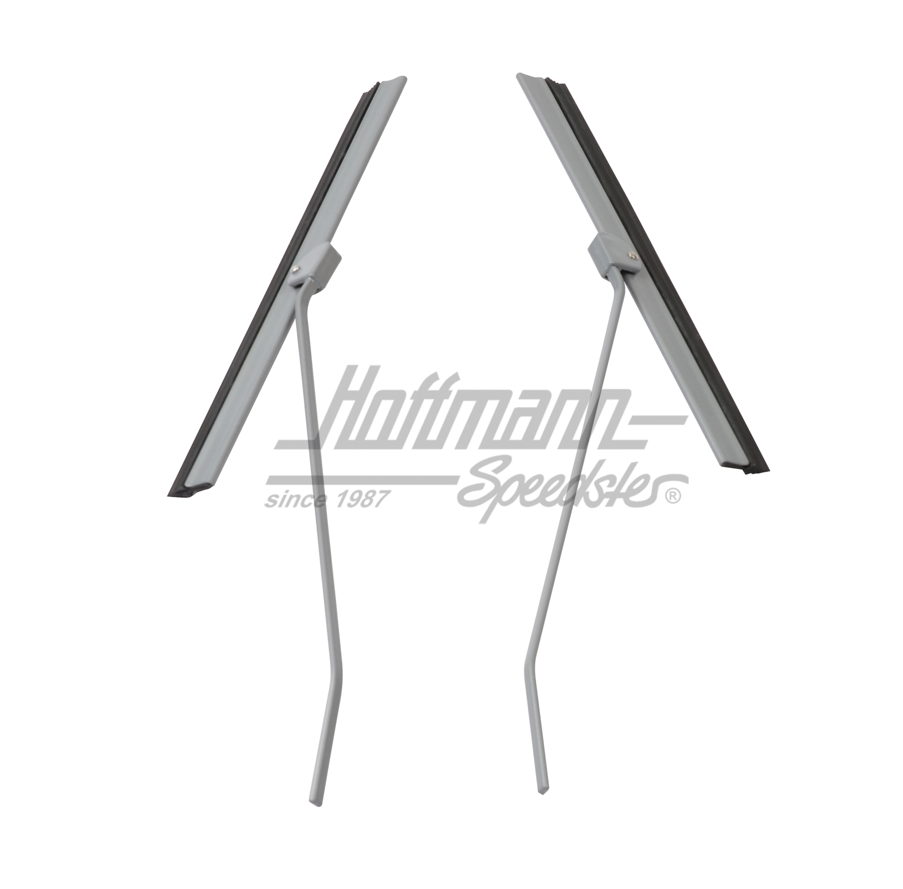Wischerarme, mit Blatt 185mm, silber | 111 955 421 AS | 020-4763-04