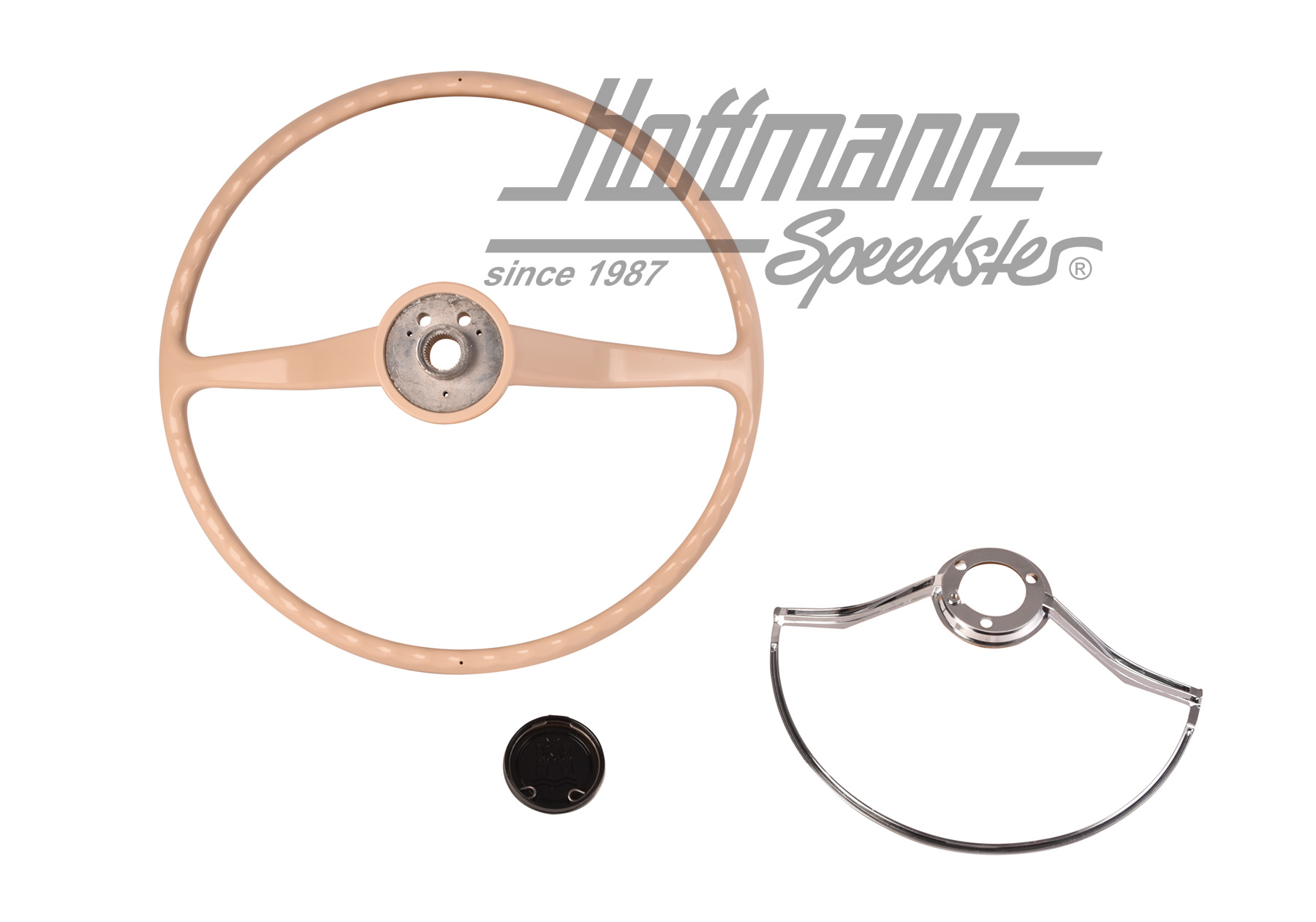 Lenkrad, komplett, 8.61-7.71, elfenbein