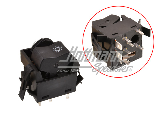 Lichtschalter, Bus T3/Golf 1/Porsche 924 | 251 941 531 M | 340-6005