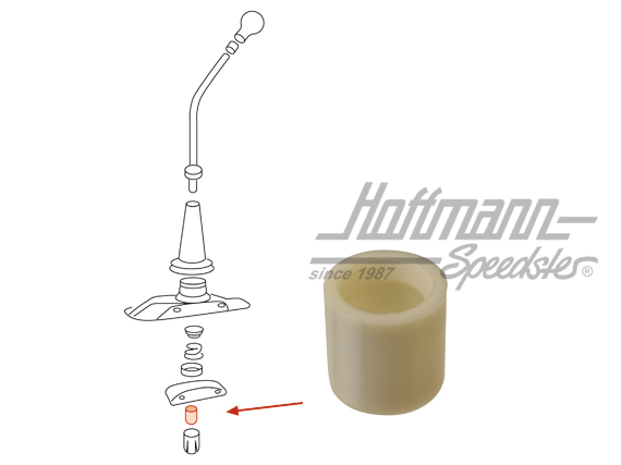 Kugelpfanne, Schalthebel unten, 356/911 | 911 424 139 00 | 510-3300