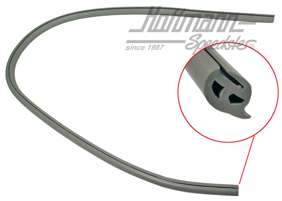 Keder, Dachrahmen über Schiebetür, grau | 221 843 196 | 090-6142-05