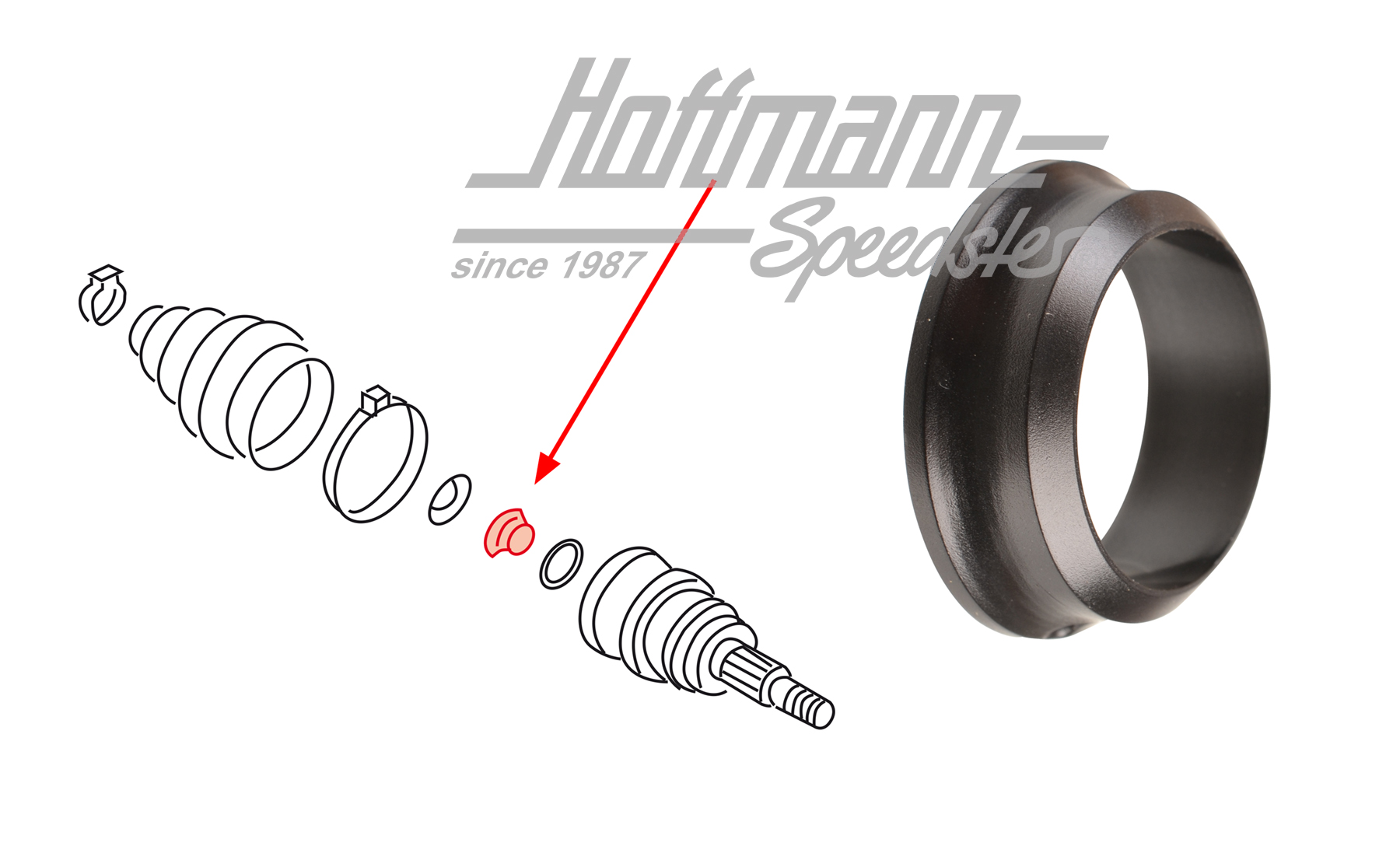 Anlaufring, Gleichlaufgelenk, außen | 701 407 295 | 404-1040