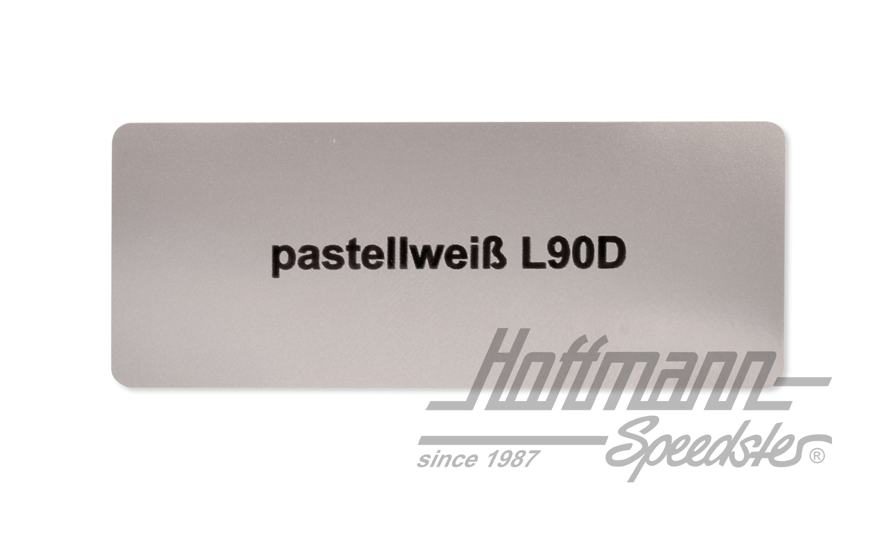 Aufkleber, Farbnummer L90D, pastellweiß | L90D | 021-0180-21