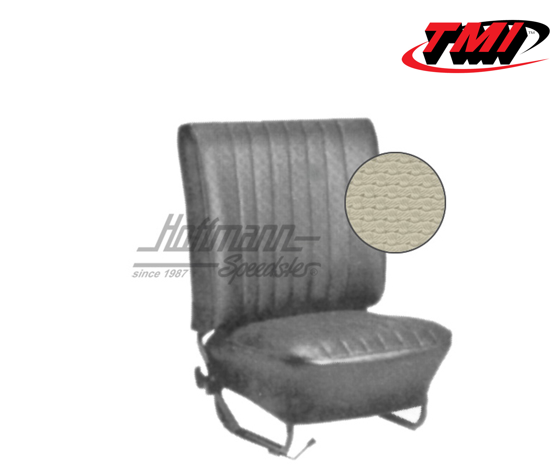 Sitzbezüge, Limousine, 8.64-7.67, Korbmuster, altweiß | 43-1124-05 | 055-5550