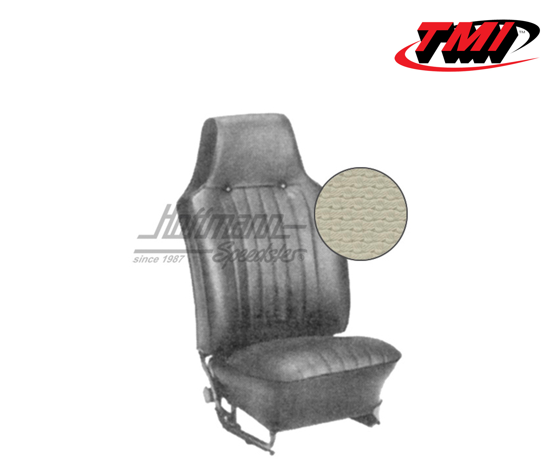 Sitzbezüge, Limousine, 67-69, Korbmuster, altweiß | 43-1125-05 | 055-5750