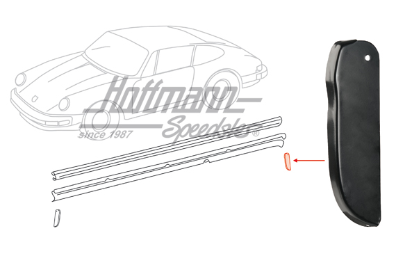 Endstück, Türschweller, li. hinten/re. vorne, 74-89