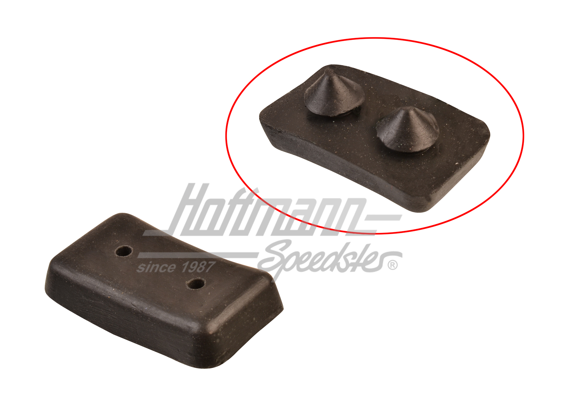 Gummiunterlage, Spannbügel/Wagenheber | 211 801 647 | 090-6270