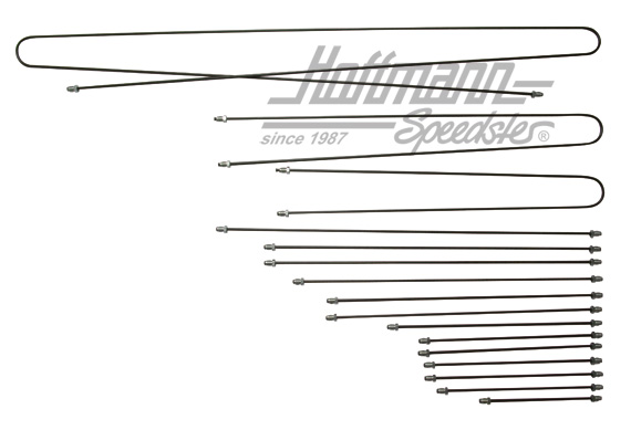 Bremsleitungssatz, Bus T3, 85-87, ABS |  | 325-2560-15