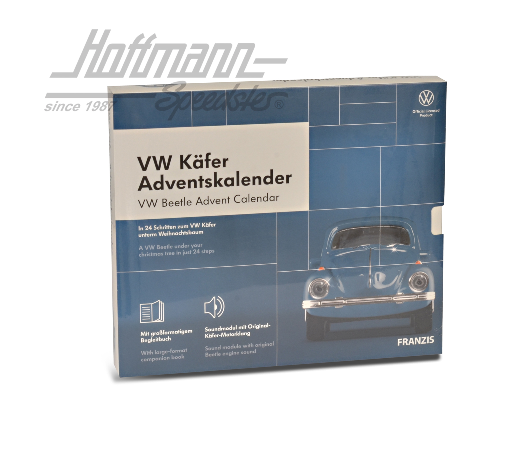 VW Käfer Adventskalender, mit Käfer | 40 19631 67098-4 | 046-1200