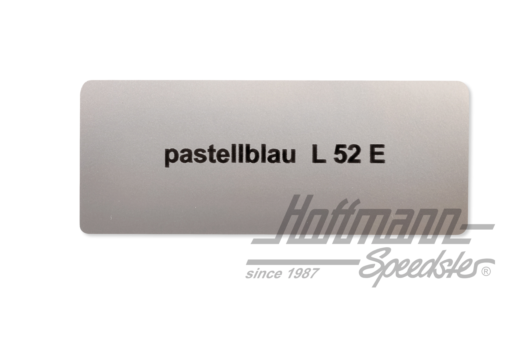 Aufkleber, Farbnummer L52E, pastellblau | L52E | 021-0180-13