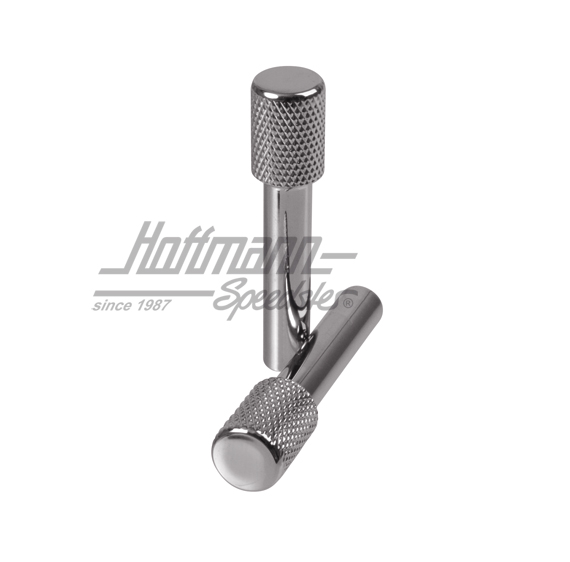 Türsicherungsknöpfe, Alu, gerändelt | 837 188 KL | 200-5215