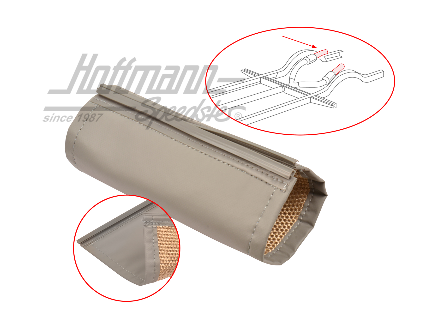 Isolierung, Vinyl, Heizschlauch, 60mm | 211 255 719 G | 087-3018-03