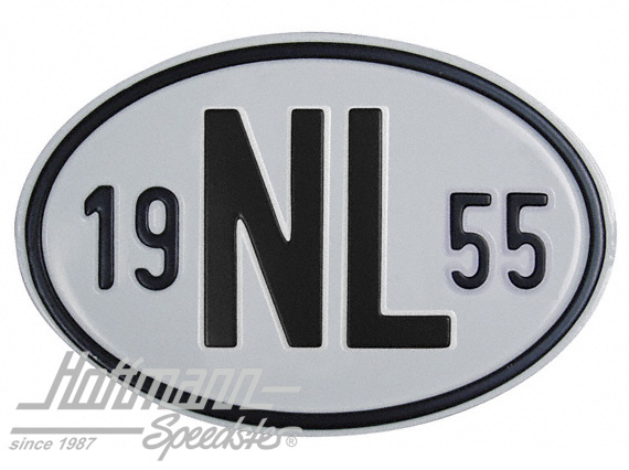 Nationalitätsschild "NL", "1955", Alu |  | 020-2391-55